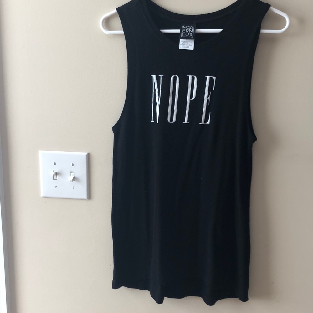 Modern Lux: (Nope) Muscle Tee